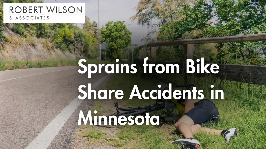 Sprains from Bike Share Accidents in Minnesota Image